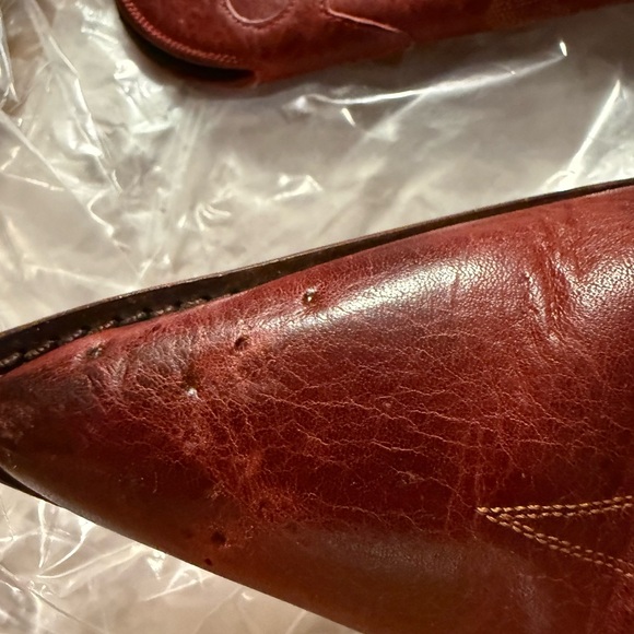 Charlie 1 Horse Western Heeled Boots - Red - Picture 4 of 4